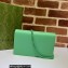 Gucci GG Marmont Chain Wallet 497985 Resin Hardware Green 2023