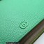 Gucci GG Marmont Chain Wallet 497985 Resin Hardware Green 2023