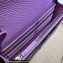 Gucci GG Marmont Chain Wallet 497985 Resin Hardware Purple 2023