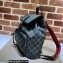 Gucci Backpack bag with Interlocking G 674147 Denim Black 2023