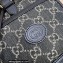 Gucci Backpack bag with Interlocking G 674147 Denim Black 2023