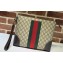 Gucci Web GG Pouch Bag 523603 GG Beige