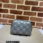 Gucci GG Matelassé beauty case bag 726047 Gray