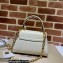 Gucci Horsebit 1955 mini bag 703848 leather White