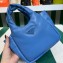 Prada Small padded Soft nappa-leather bag 1BA359 Blue 2023
