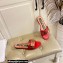Moschino Metal Logo flat sandals Red 2023