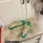 Christian Louboutin Just Queenie crystal-embellished PVC Sandals Green 2023