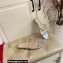 Christian Louboutin Just Queenie crystal-embellished PVC Sandals Silver 2023