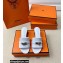 Hermes Original calfskin Gigi 50 sandals White with Kelly buckle