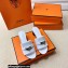 Hermes Original calfskin Gigi 50 sandals White with Kelly buckle