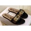 Moschino Metal Logo flat sandals Black 2023