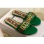 Moschino Metal Logo flat sandals Green 2023