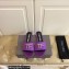 TOM FORD TF Satin slide sandals Purple 2023