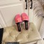 TOM FORD TF crocodile embossed leather slide sandals Pink 2023