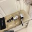 TOM FORD TF crocodile embossed leather slide sandals Silver 2023