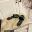 TOM FORD TF crocodile embossed leather slide sandals Green 2023