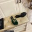 TOM FORD TF crocodile embossed leather slide sandals Green 2023