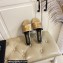 TOM FORD TF crocodile embossed leather slide sandals Gold 2023