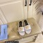 TOM FORD TF crocodile embossed leather slide sandals White 2023