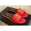 TOM FORD TF crocodile embossed leather slide sandals Red 2023