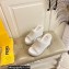 Fendi Leather platform 8.5cm Slides White 2023
