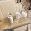 Fendi Leather platform 8.5cm Slides White 2023