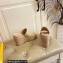 Fendi Leather platform 8.5cm Slides Apricot 2023
