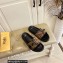 Fendi Feel slides with FF Baguette buckle Black/Brown 2023