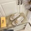 Fendi Feel slides with FF Baguette buckle White 2023