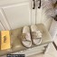 Fendi Feel slides with FF Baguette buckle White 2023