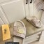 Fendi Feel slides with FF Baguette buckle White 2023