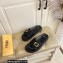 Fendi Feel slides with FF Baguette buckle Black 2023