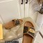 Fendi Feel slides with FF Baguette buckle Brown 2023