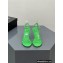 Alexander Wang Heel 8.5cm DAHLIA Sandals Satin Green 2023