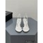 Alexander Wang Heel 8.5cm DAHLIA Sandals Leather White 2023