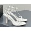 Alexander Wang Heel 8.5cm DAHLIA Sandals Leather White 2023