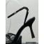 Alexander Wang Heel 8.5cm DAHLIA Sandals Leather Black 2023