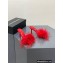Alexander Wang Heel 8.5cm Lulu Feather Slide Sandals In Satin Red 2023