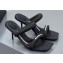 Alexander Wang Heel 7.5cm Julie Sandals In PADDED NYLON Black 2023