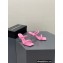 Alexander Wang Heel 7.5cm Julie Sandals In PADDED NYLON Pink 2023