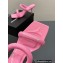 Alexander Wang Heel 7.5cm Julie Sandals In PADDED NYLON Pink 2023