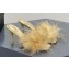 Alexander Wang Heel 8.5cm Lulu Feather Slide Sandals In Satin Apricot 2023