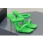 Alexander Wang Heel 10.5cm Julie Sandals In PADDED NYLON Green 2023