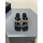 Alexander Wang Heel 10.5cm Julie Slide Sandals In Crystal and PVC 2023
