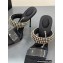 Alexander Wang Heel 10.5cm Julie Slide Sandals In Crystal and PVC 2023