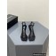 Alexander Wang Heel 7.5cm Julie Sandals Black with Crystal Logo 2023