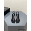 Alexander Wang Heel 4.5cm Julie Sandals Black with Crystal Logo 2023