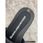 Alexander Wang AW Pool Slide sandals IN NYLON Black 2023
