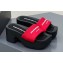 Alexander Wang AW Platform Slide sandals IN NYLON Red 2023