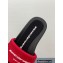 Alexander Wang AW Platform Slide sandals IN NYLON Red 2023